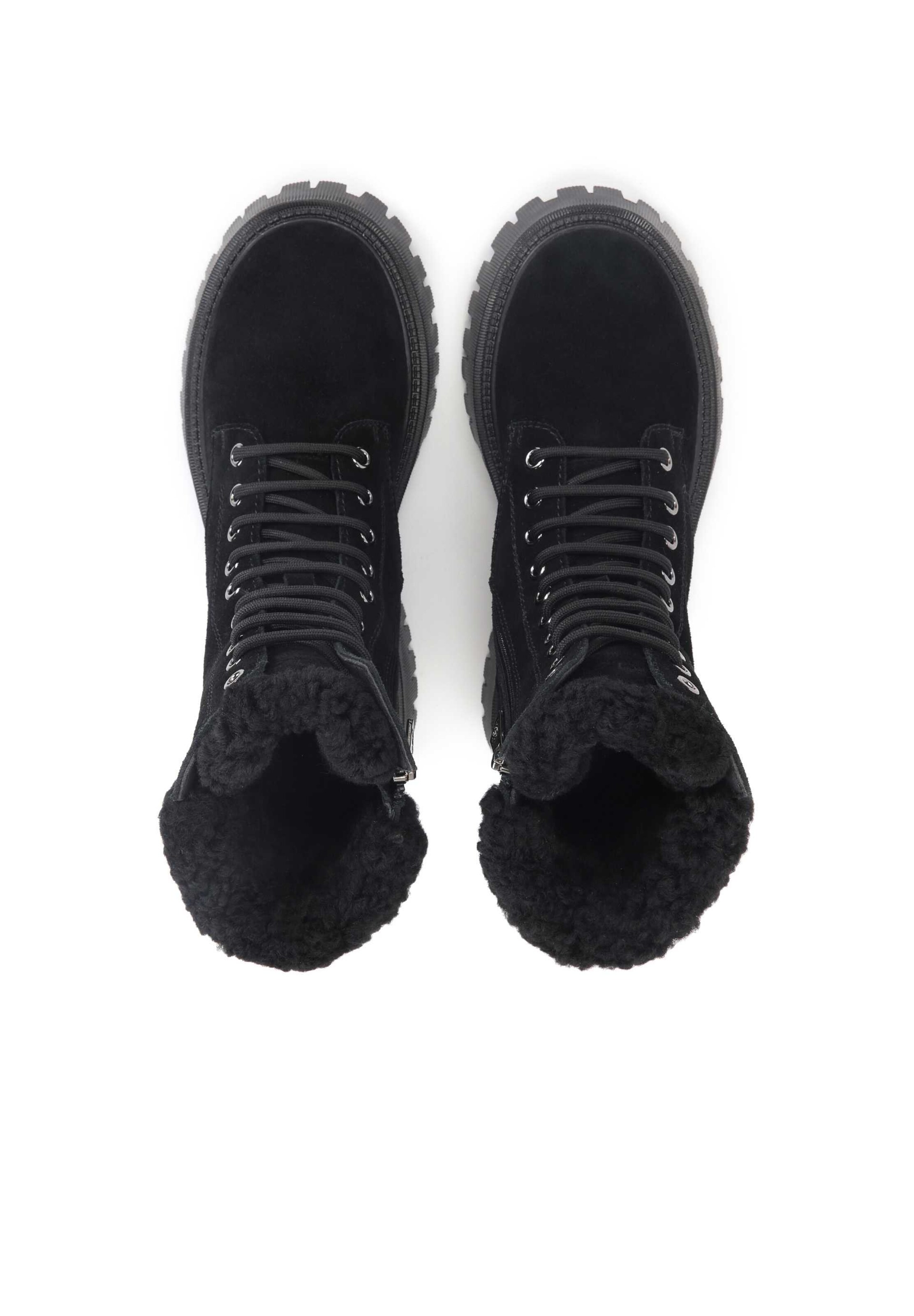 Bottines à lacets Kazar en noir