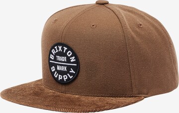 Brixton Cap 'OATH III' in Brown: front