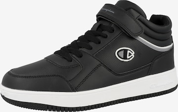 Champion Authentic Athletic Apparel High-Top Sneakers 'Rebound' in Black: front