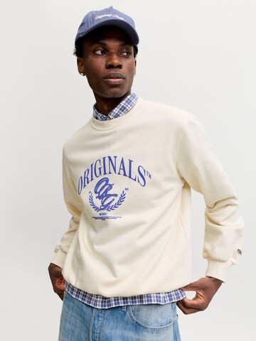 Felpa 'JORFREDERIKSBERG' di JACK & JONES in bianco