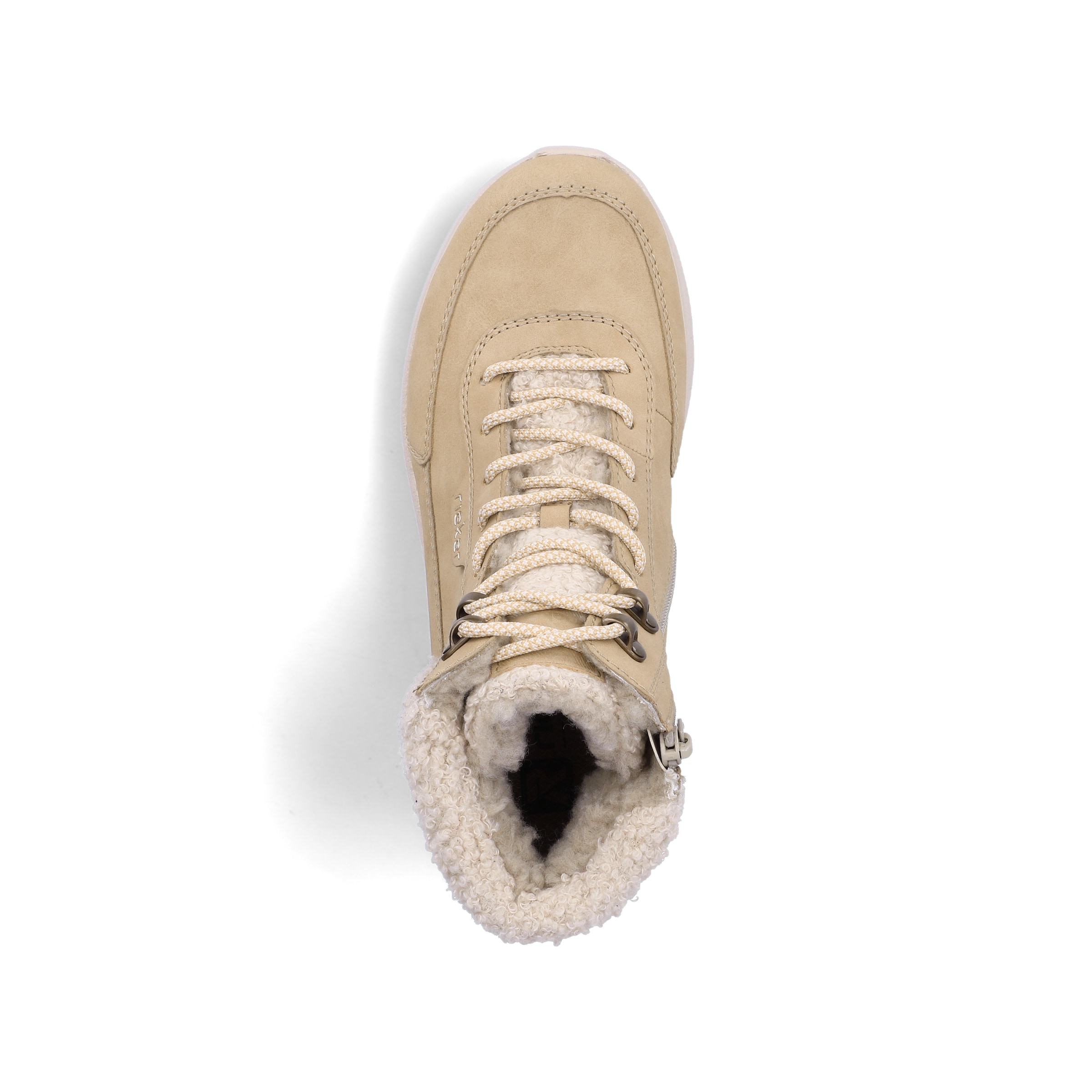 Baskets hautes Rieker en beige