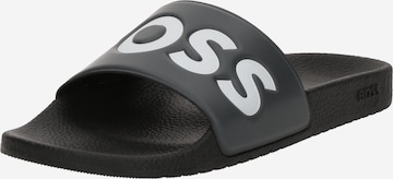 BOSS - Zapatos abiertos 'Aryeh' en gris: frente