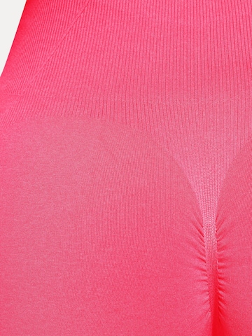 Coupe slim Pantalon de sport 'Phelia' Smilodox en rose