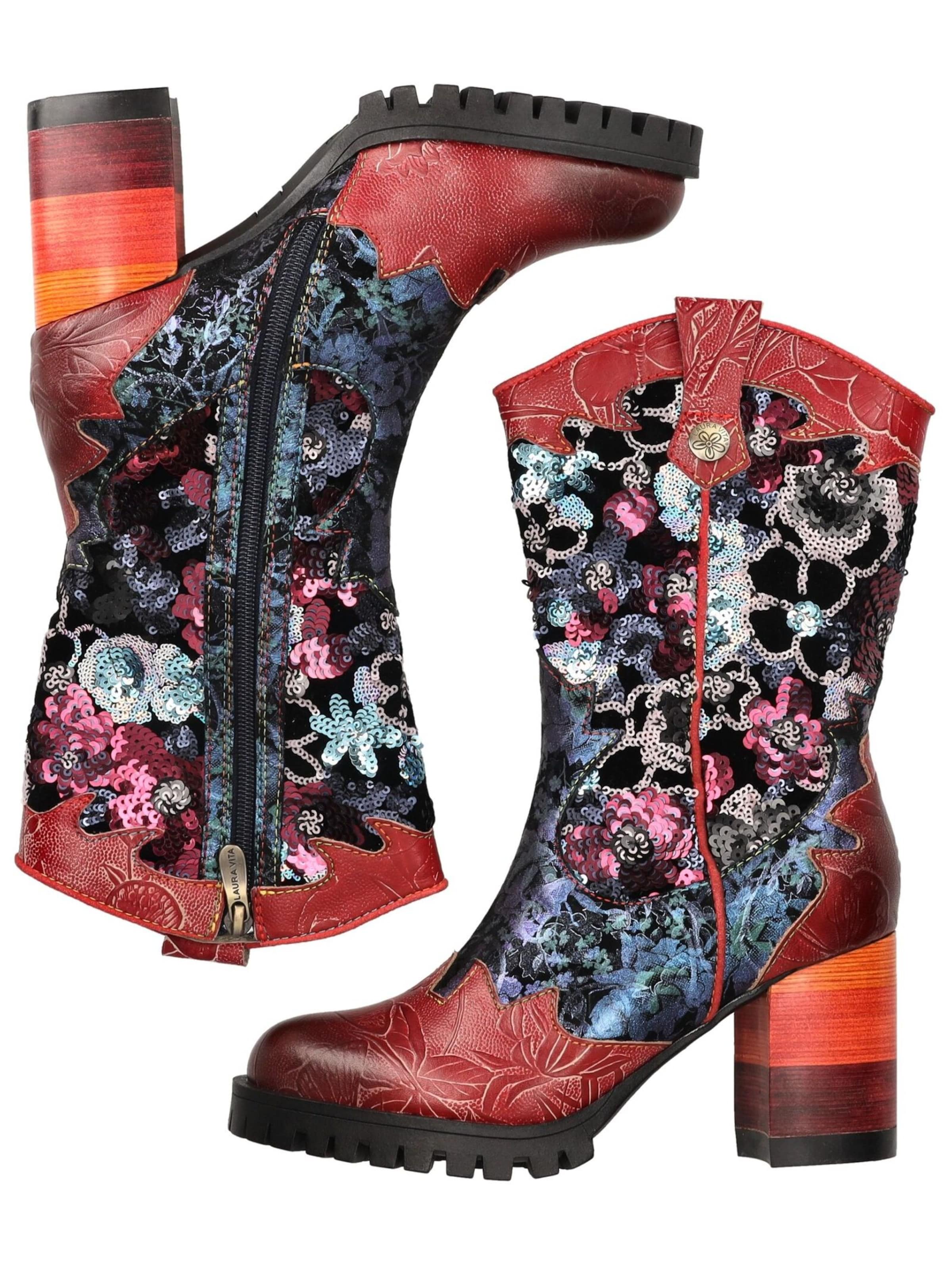 Bottes Laura Vita en rouge