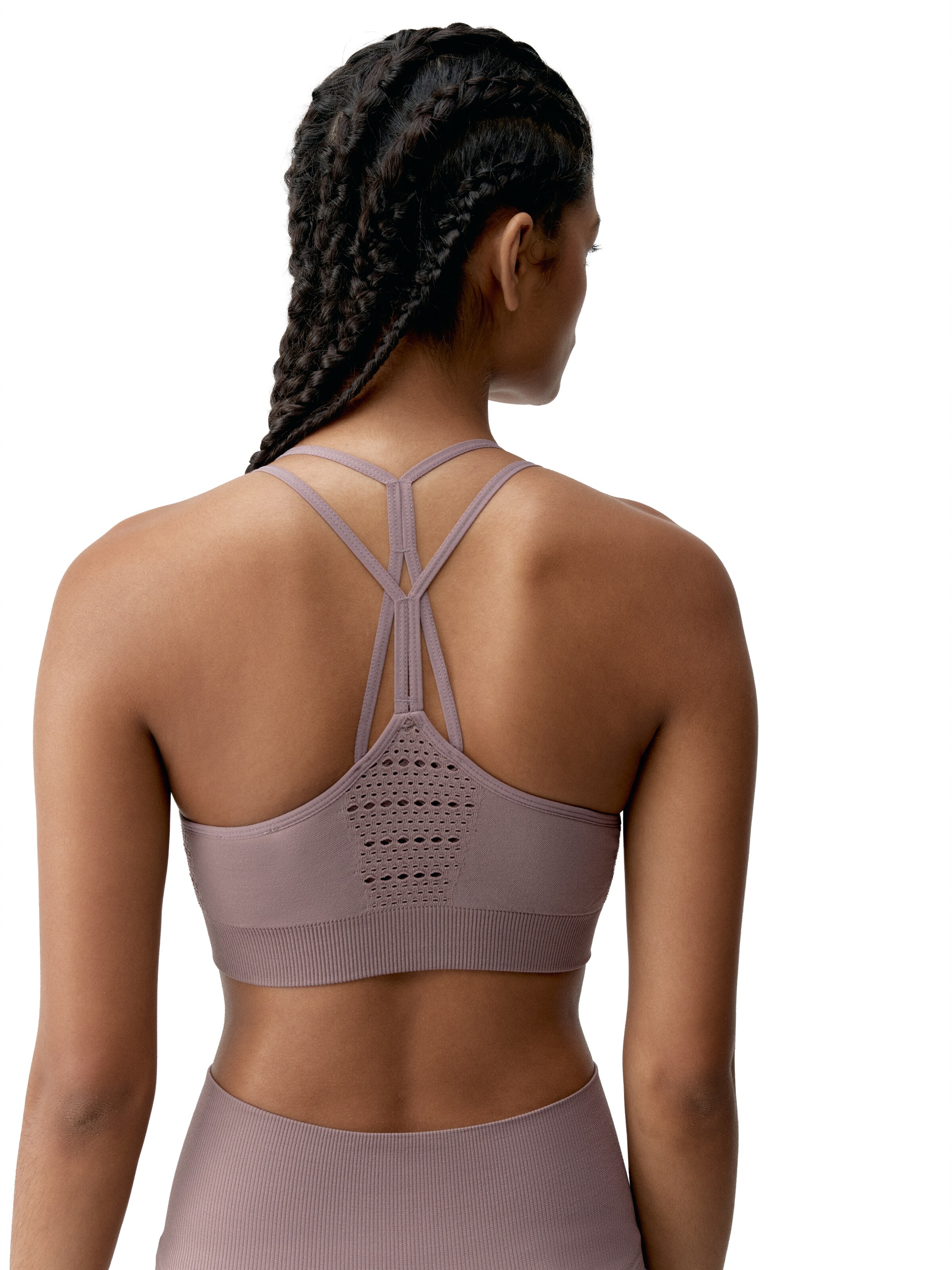 Born Living Yoga Sports top ' Hatha ' in Pink
