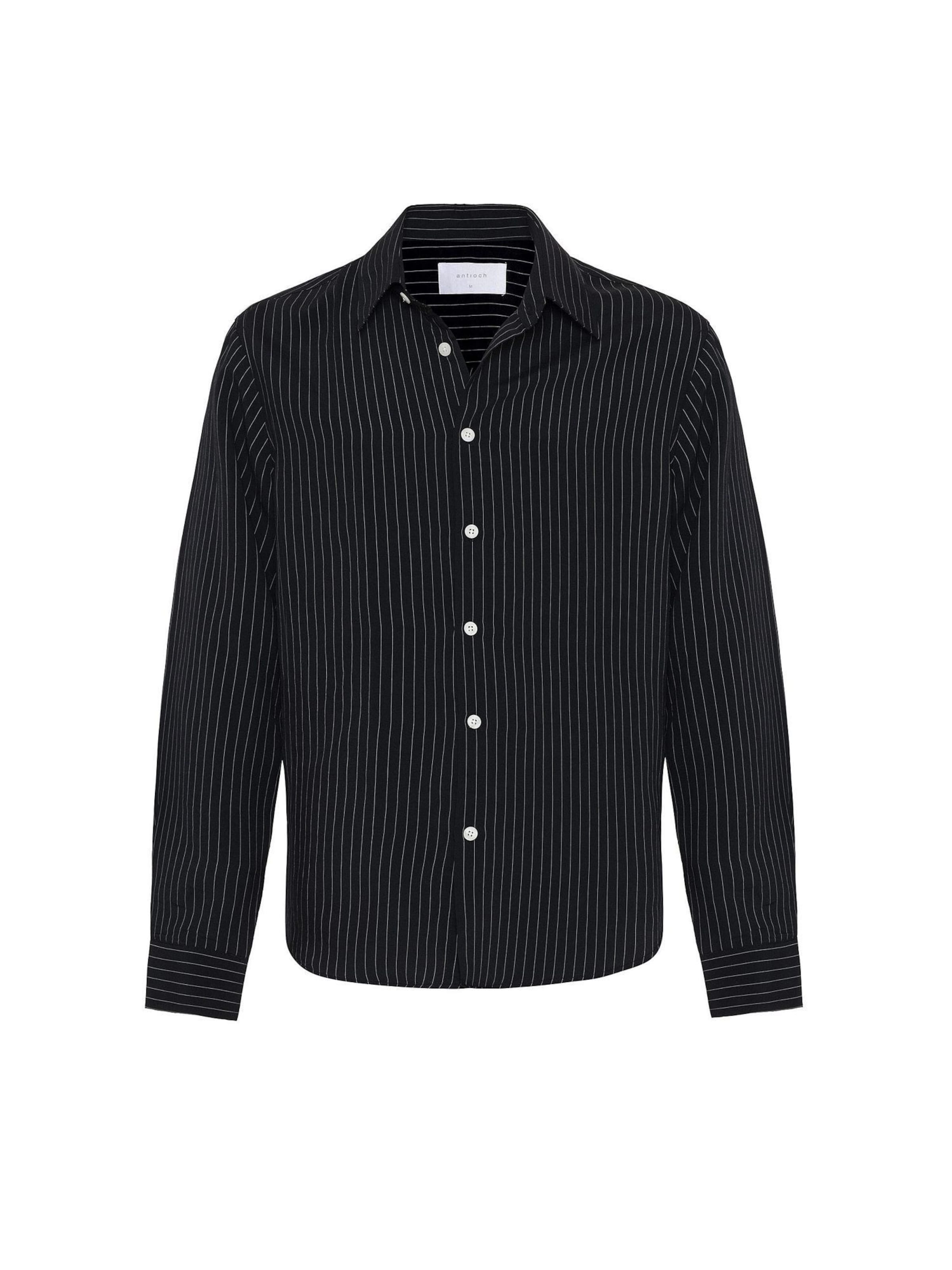 Antioch Regular fit Overhemd in Zwart: voorkant