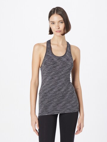 ENDURANCE Sports Top 'Crina' in Black: front