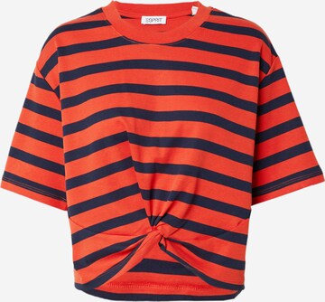 T-shirt ESPRIT en orange : devant