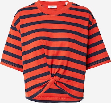 ESPRIT Тениска в оранжево: отпред