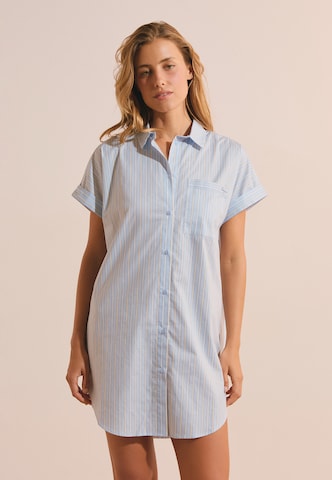 Camicia da notte 'Benicio' di ETAM in blu: frontale