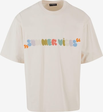2Y Studios Shirt 'Summer Vibes' in Wit: voorkant