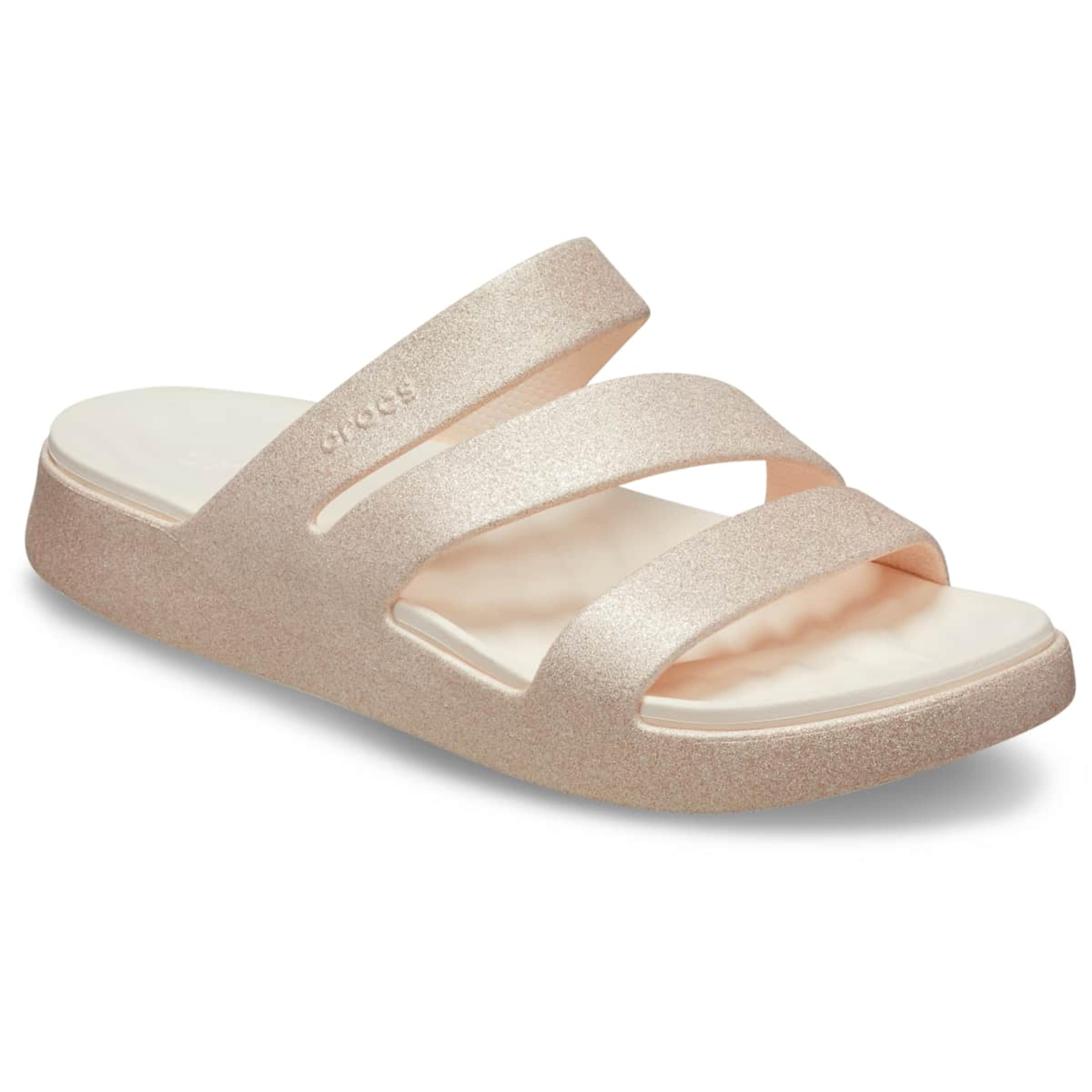 Crocs Klapki 'Getaway Glimmer Strappy' w kolorze pomarańczowy