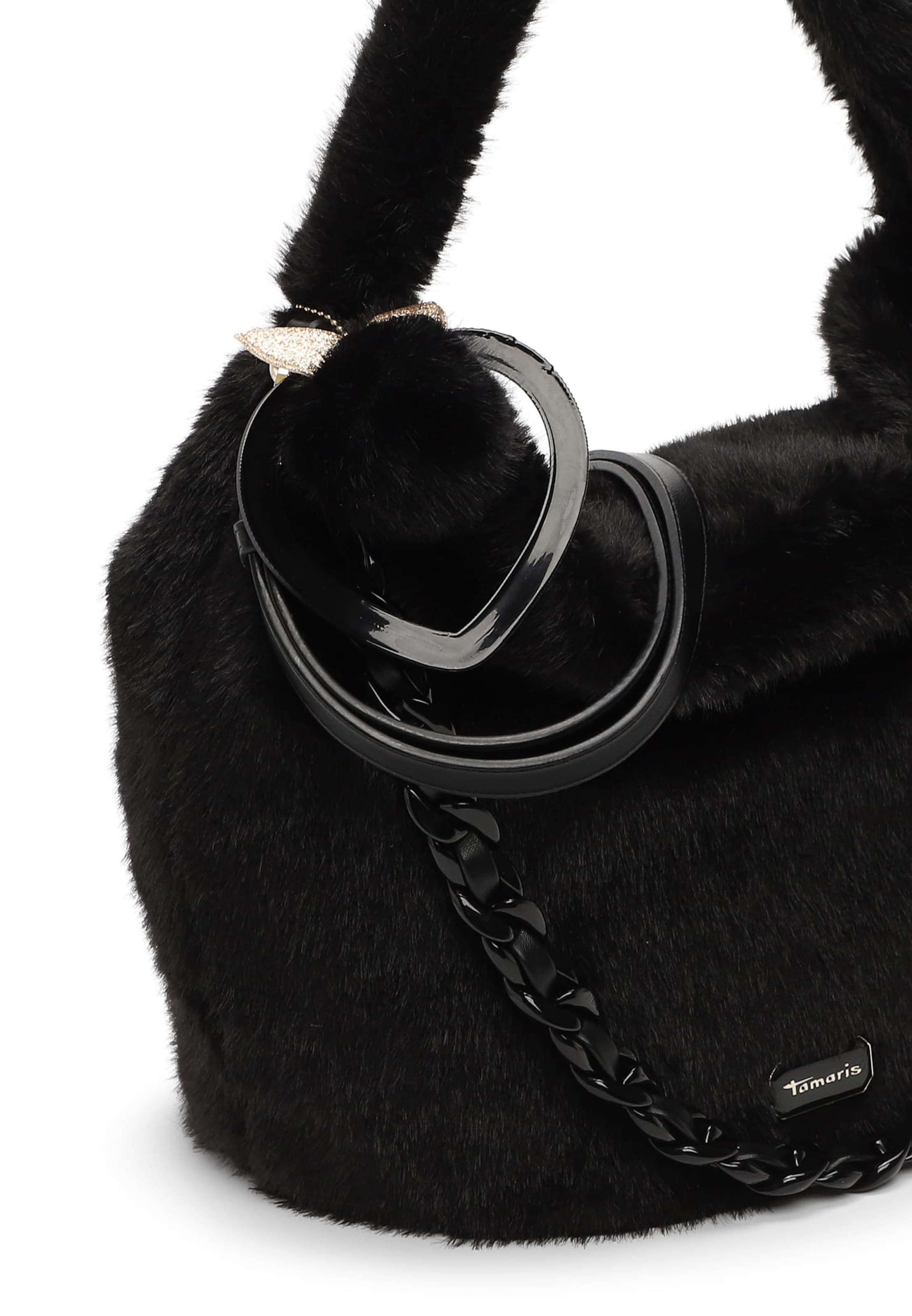 Poche ventrale 'Marijana' Tamaris en noir