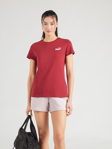 PUMA Funkční tričko 'ESS Small No. 1' – pink: přední strana