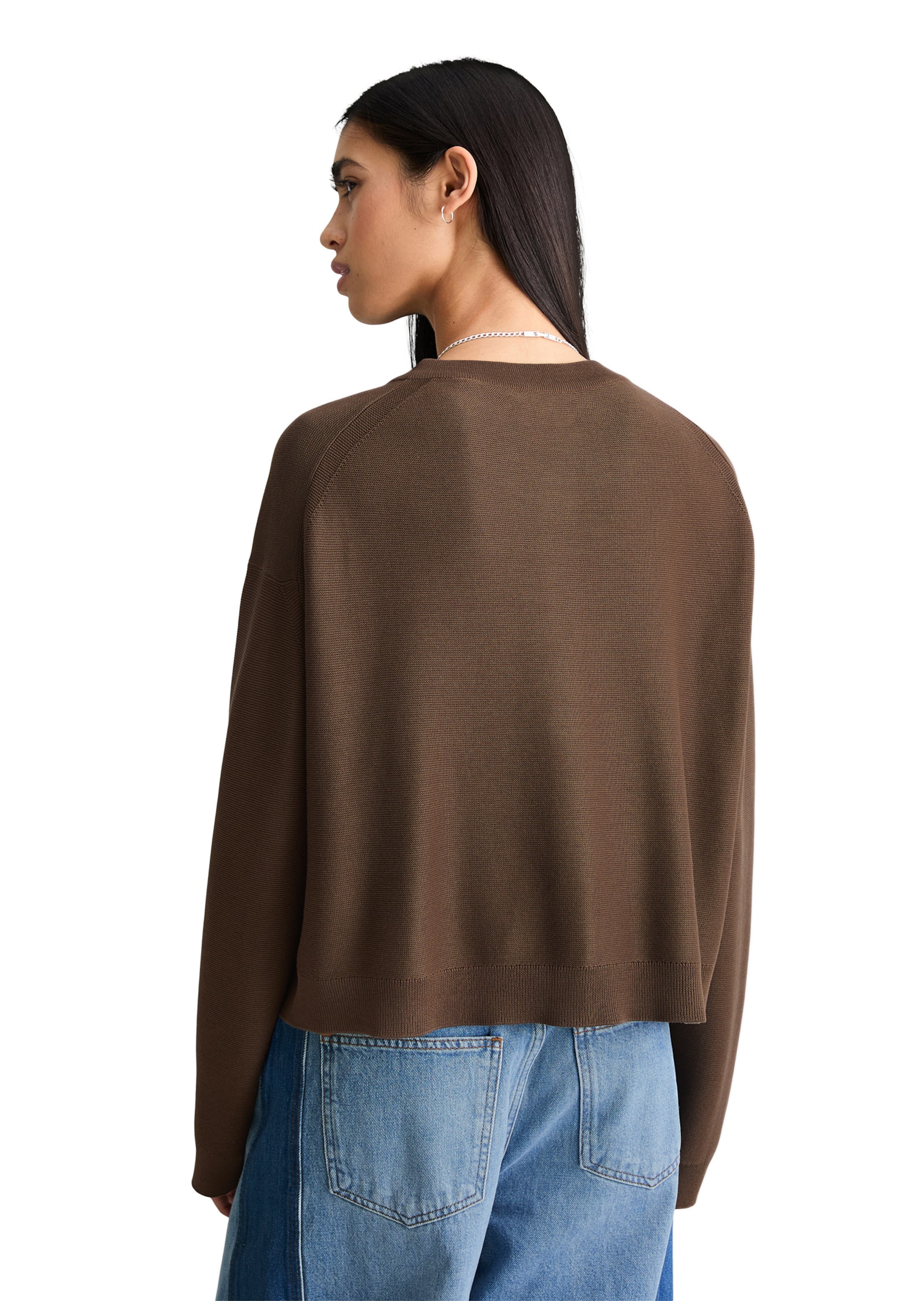 Marc O'Polo DENIM Knit cardigan in Brown