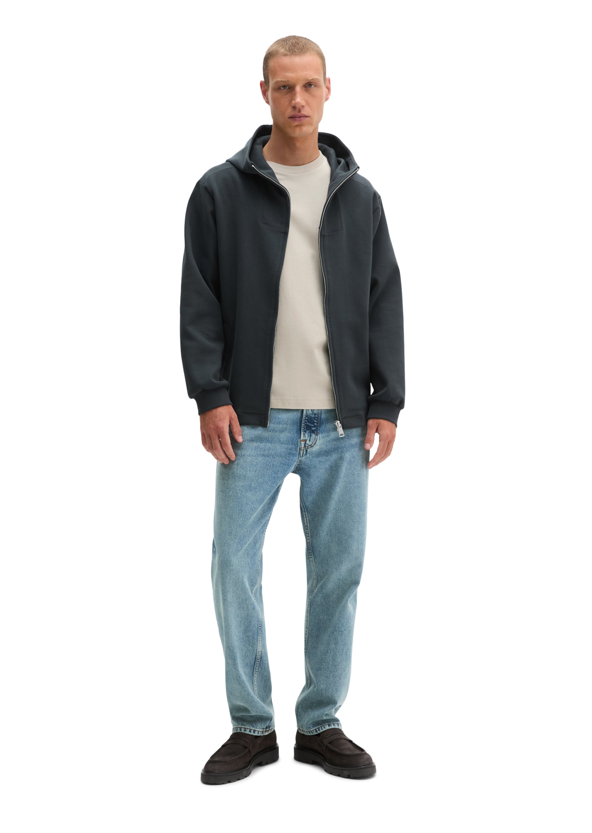 Marc O'Polo Sweatvest in Blauw