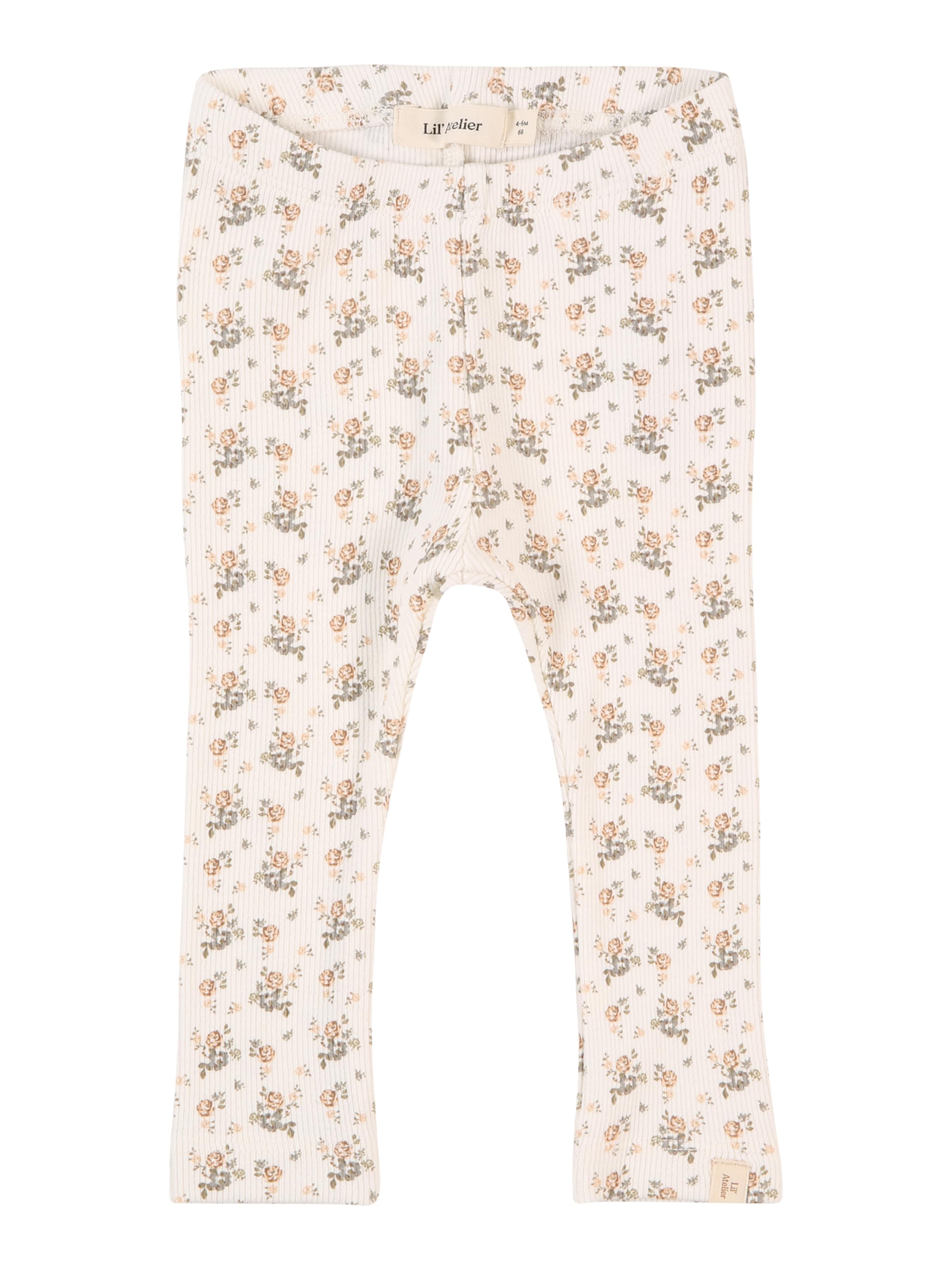 Lil'Atelier - Skinny Leggings 'NBFGago' en blanco: frente