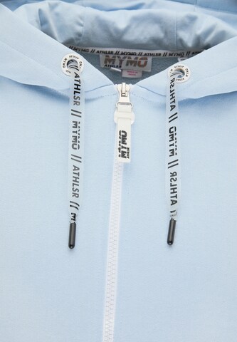 myMo ATHLSR Zip-Up Hoodie in Blue