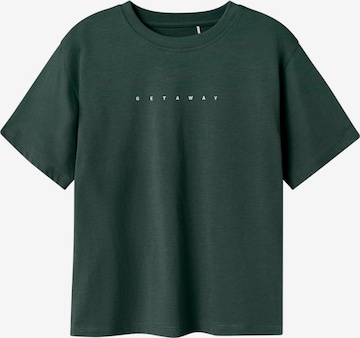 T-Shirt NAME IT en vert : devant