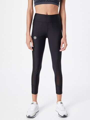 MOROTAI Skinny Sportbroek 'Naka' in Zwart: voorkant