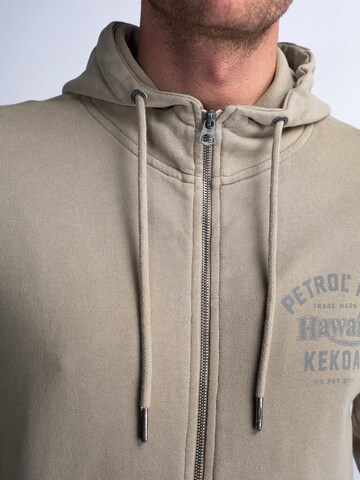 Petrol Industries Sweat jacket in Beige