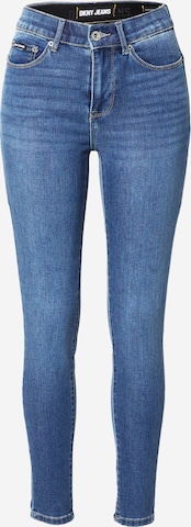 Skinny Jean 'BLEEKER' DKNY en bleu : devant