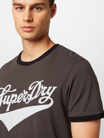 juoda Superdry Marškinėliai