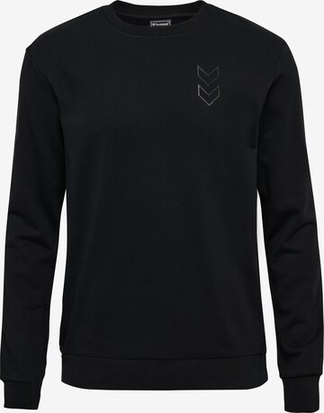 Hummel Athletic Sweatshirt in Black: front