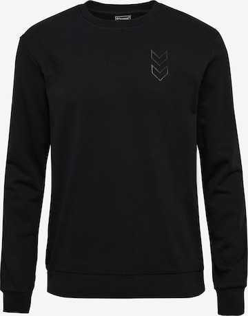 Hummel Athletic Sweatshirt in Black: front