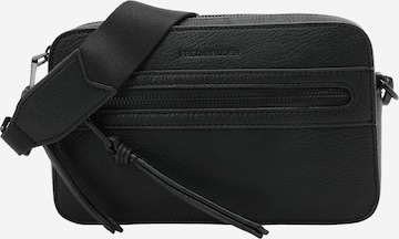Borsa a tracolla di FREDsBRUDER in nero: frontale