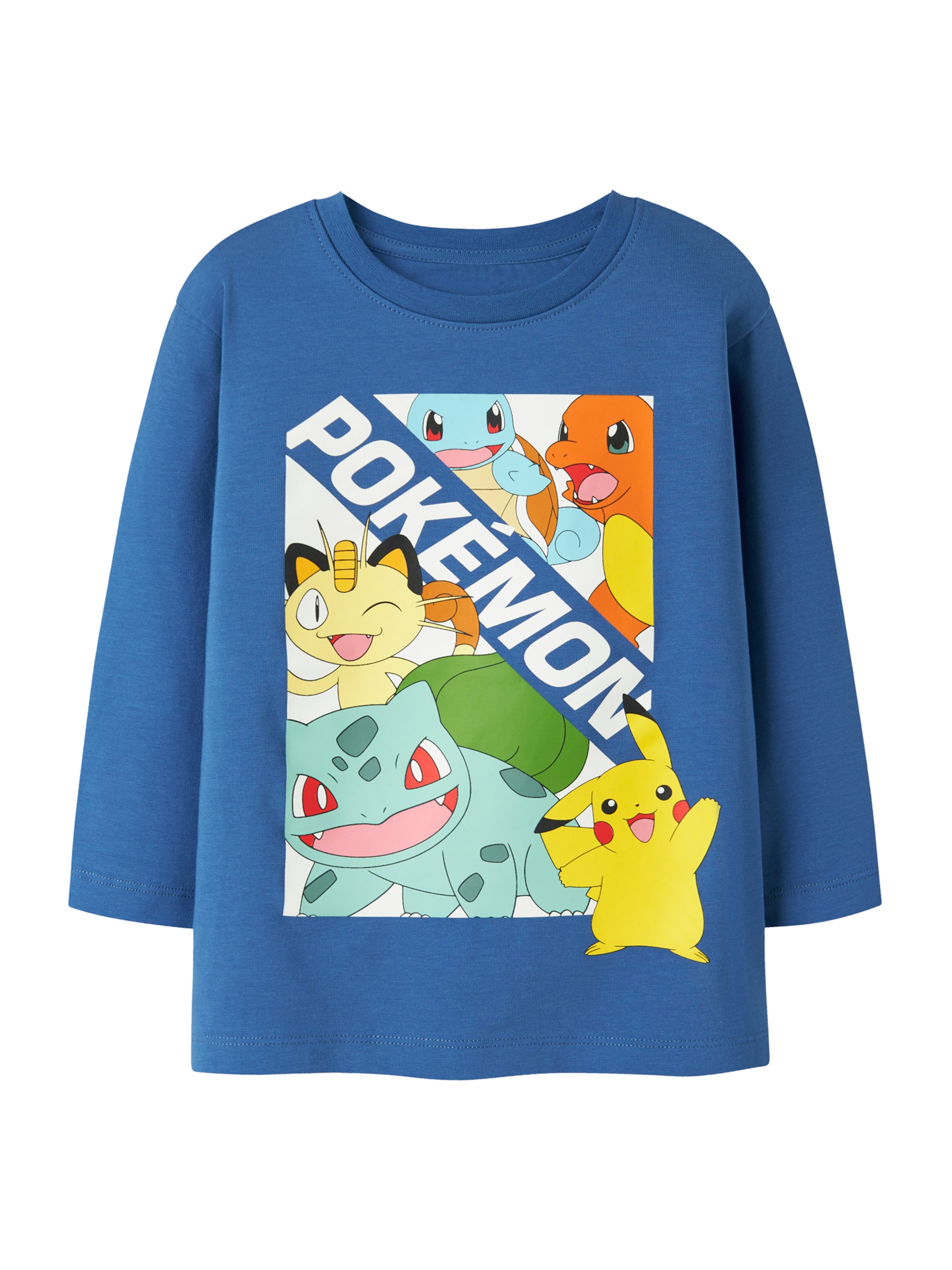 NAME IT Shirt 'NMMJUICE POKEMON' in Blue: front