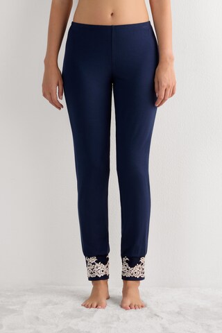 INTIMISSIMI Pyjamahose 'Pretty Flowers' in Blau: Vorderseite