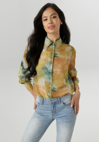 Aniston SELECTED Blouse in Green: front