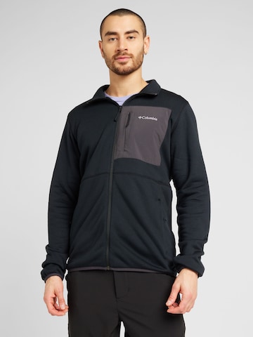 COLUMBIA Funktionele fleece-jas in Zwart: voorkant