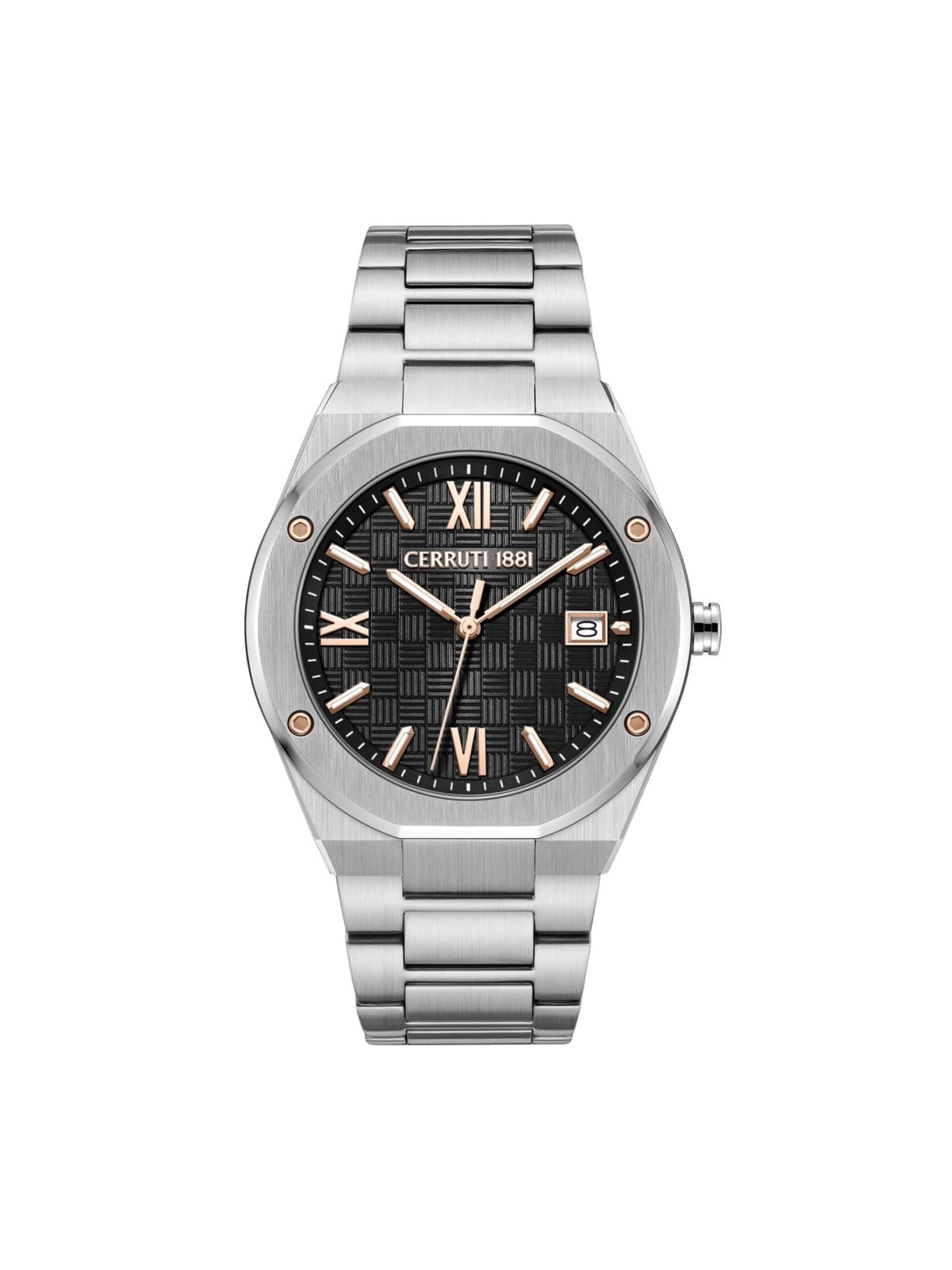 CERRUTI 1881 Analog watch 'Date watch Lecco' in Silver: front