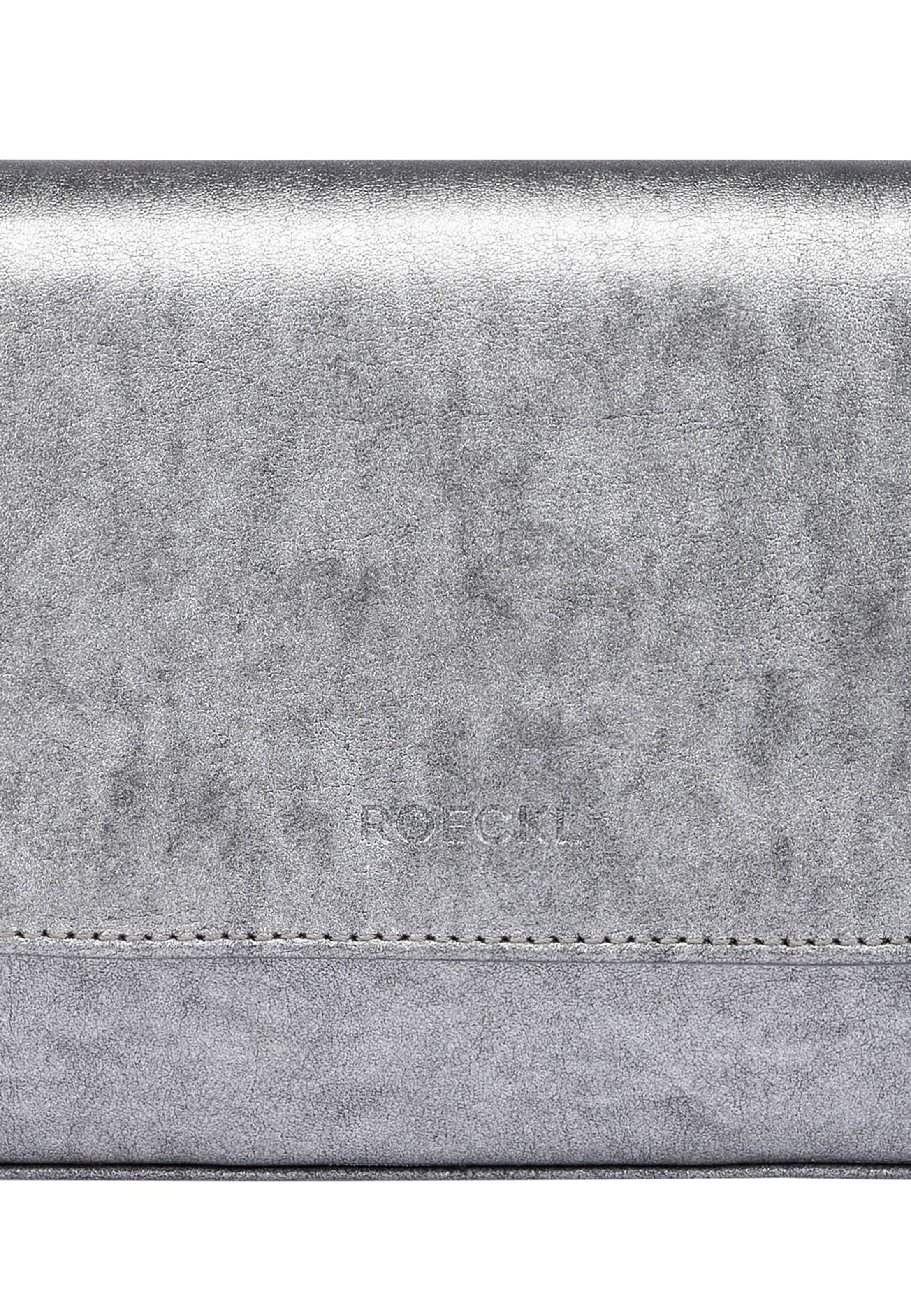 Roeckl Schoudertas 'EMILIE UMHÄNGETASCHE SMALL' in Zilver