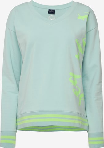 LAURASØN Sweatshirt in Green: front