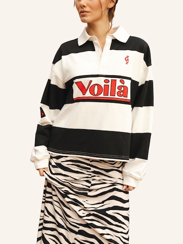 Crās Shirt ' Sistacras ' in Schwarz: Vorderseite