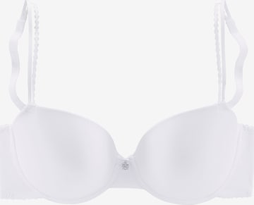 LASCANA Push-up Bra in White: front