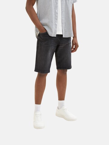 TOM TAILOR Regular Shorts 'Josh' in Grau: predná strana