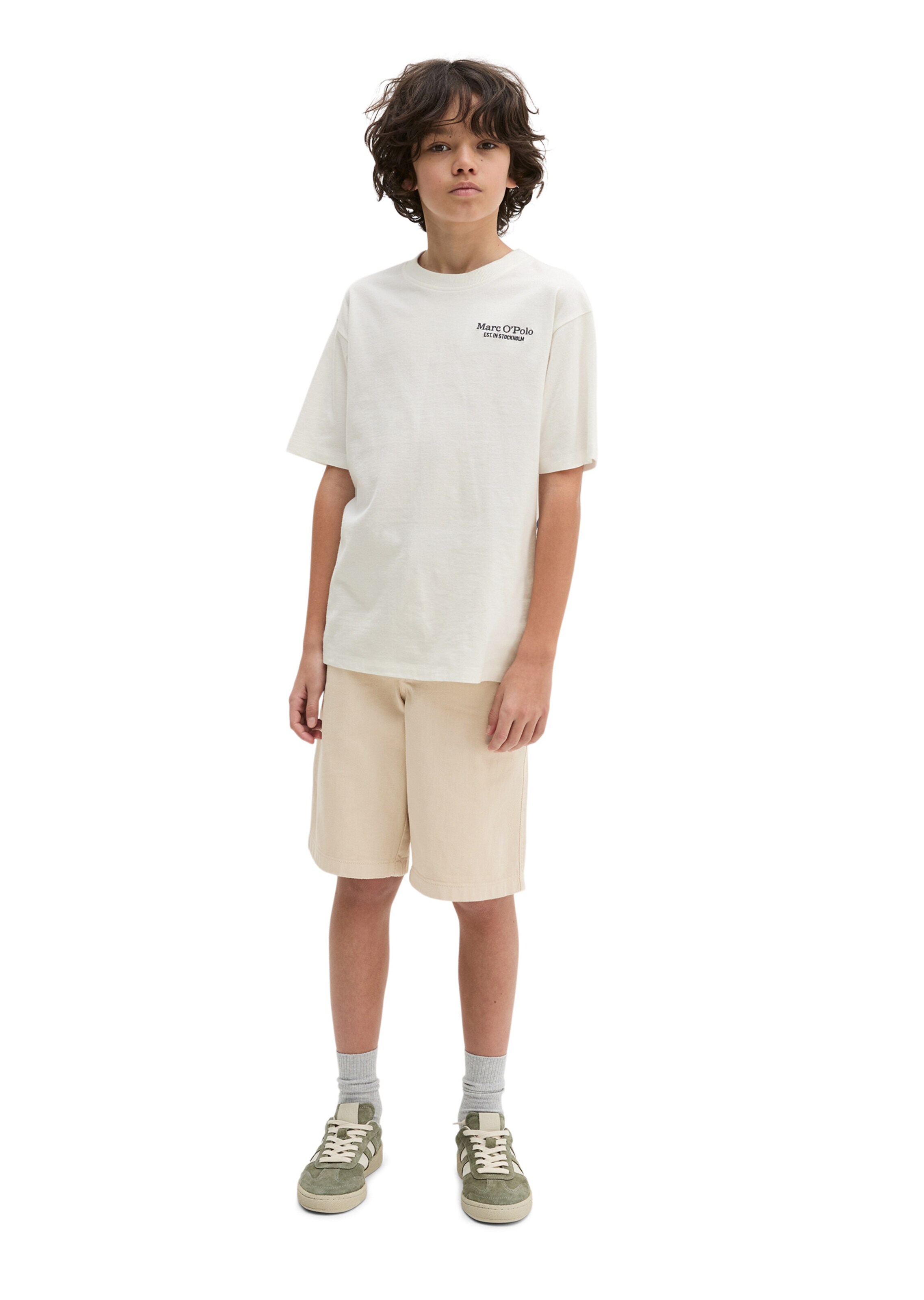 Marc O'Polo Shirt in Wit: voorkant