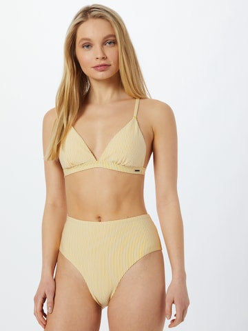 Superdry Triangle Bikini top in Yellow