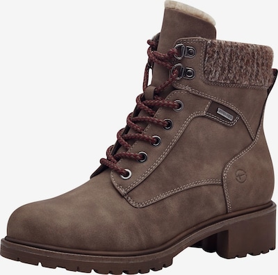 Cizme cu șireturi Tamaris pe ciocolatiu, Vizualizare produs