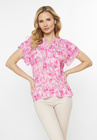 Usha Blouse 'Fashion Look' in Roze: voorkant