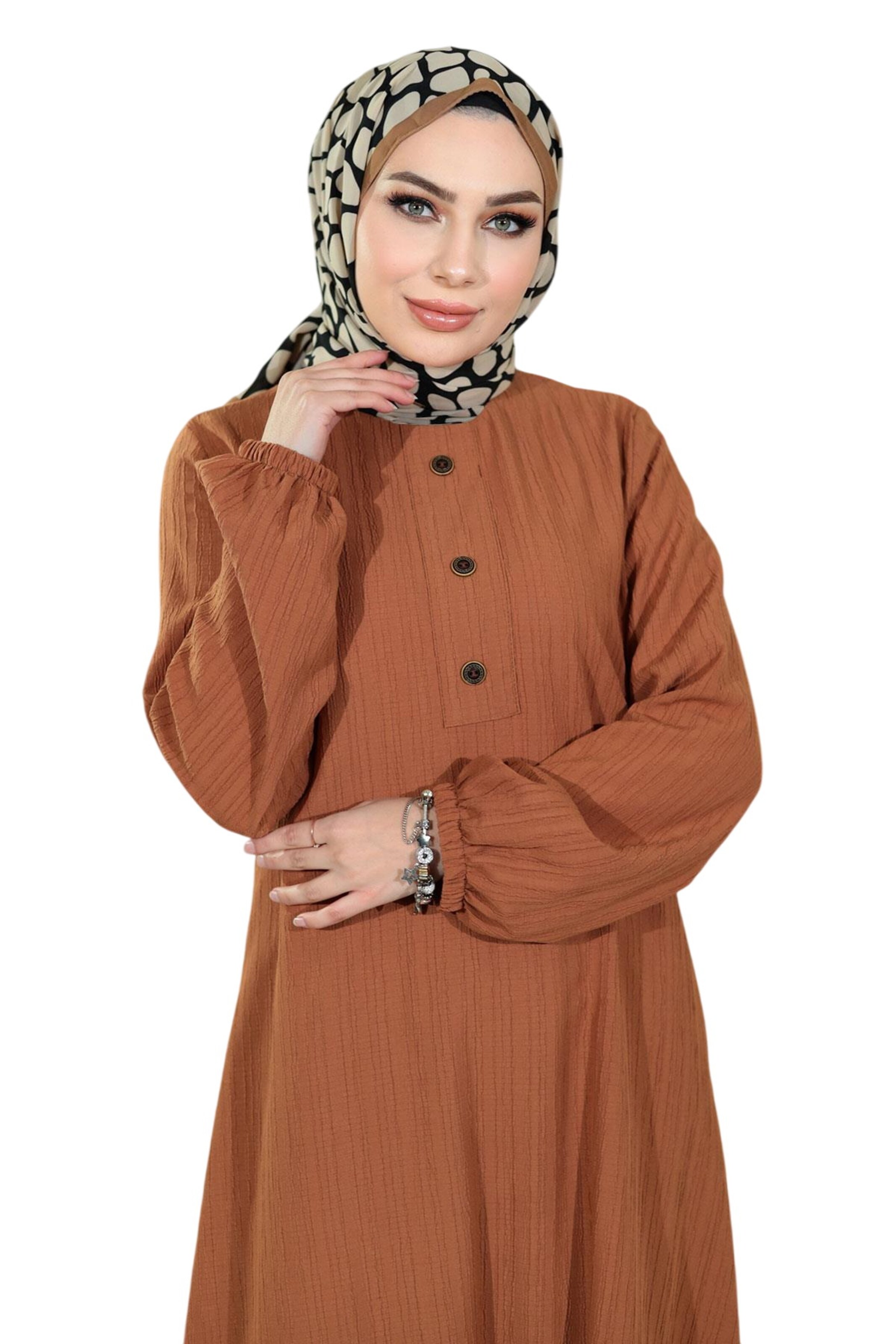 MODAMIHRAM Tuniek in Bruin