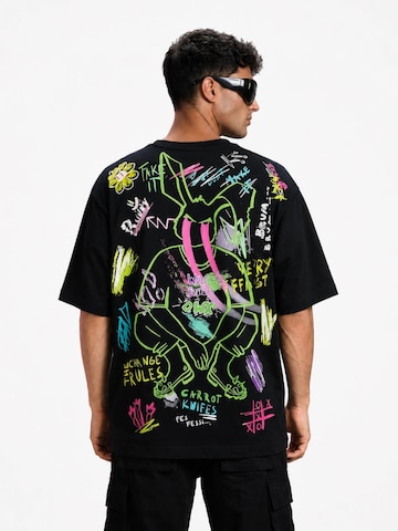 QWX2 Shirt 'Wolf Hunter'‌‌‌‌‌‌ in Schwarz