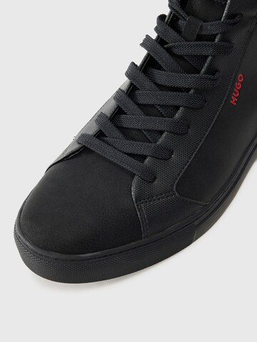 HUGO - Sapatilhas altas 'Morrie' em preto