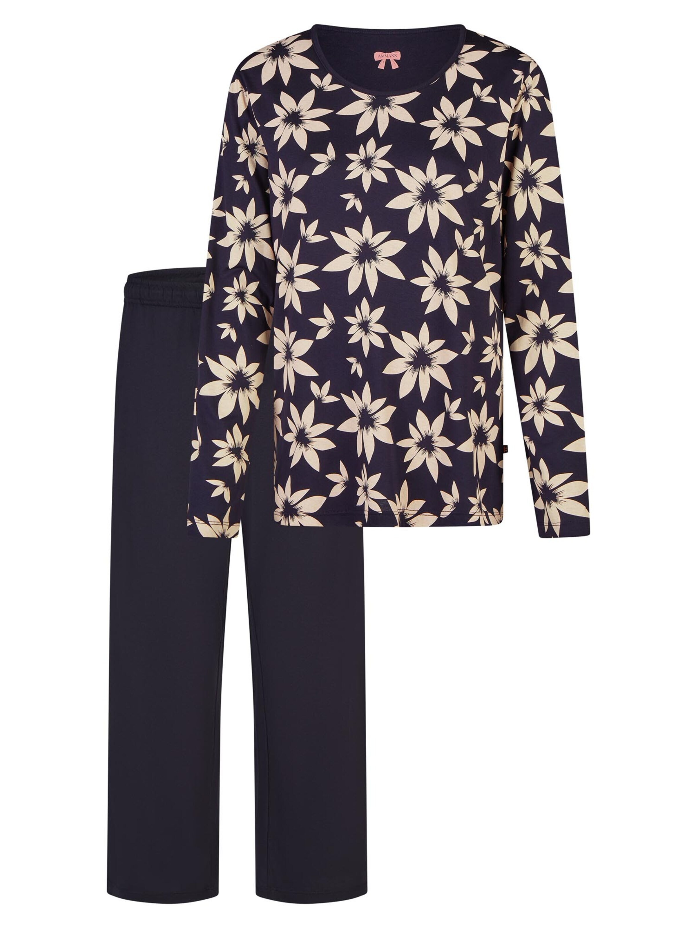 Ammann Pyjama 'Mix & Match' in Blauw: voorkant