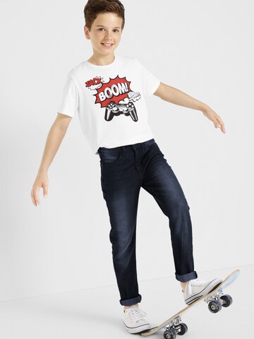bonprix Slimfit Jeans in Blau