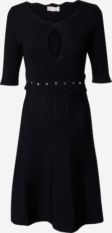 Liu Jo Gebreide jurk in Zwart: voorkant